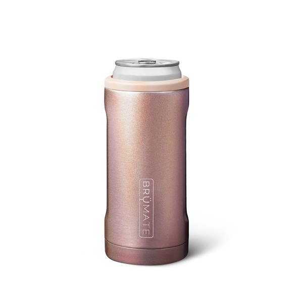 brumate Other - Brumate Hopsulator Slim can cooler in color Glitter Rose Gold - EUC